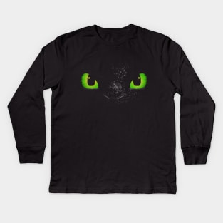 Toothless Eyes Kids Long Sleeve T-Shirt